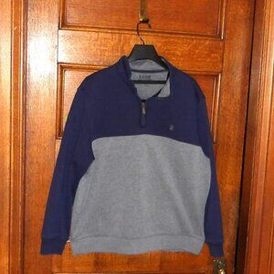 *** IZOD *** Pullover / Sweater with 8 in Zip at Collar
